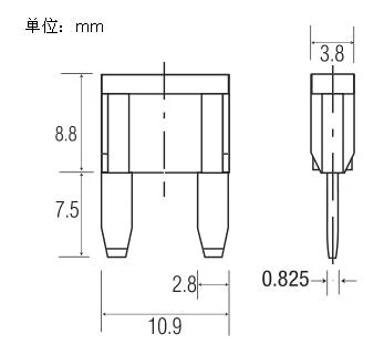 DISSMANN FUSE DKN-A MICRO AUTOMOTIVE BLADE FUSE-01